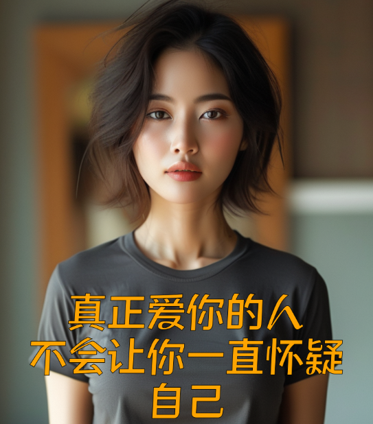 真正爱你的人，不会让你一直怀疑自己