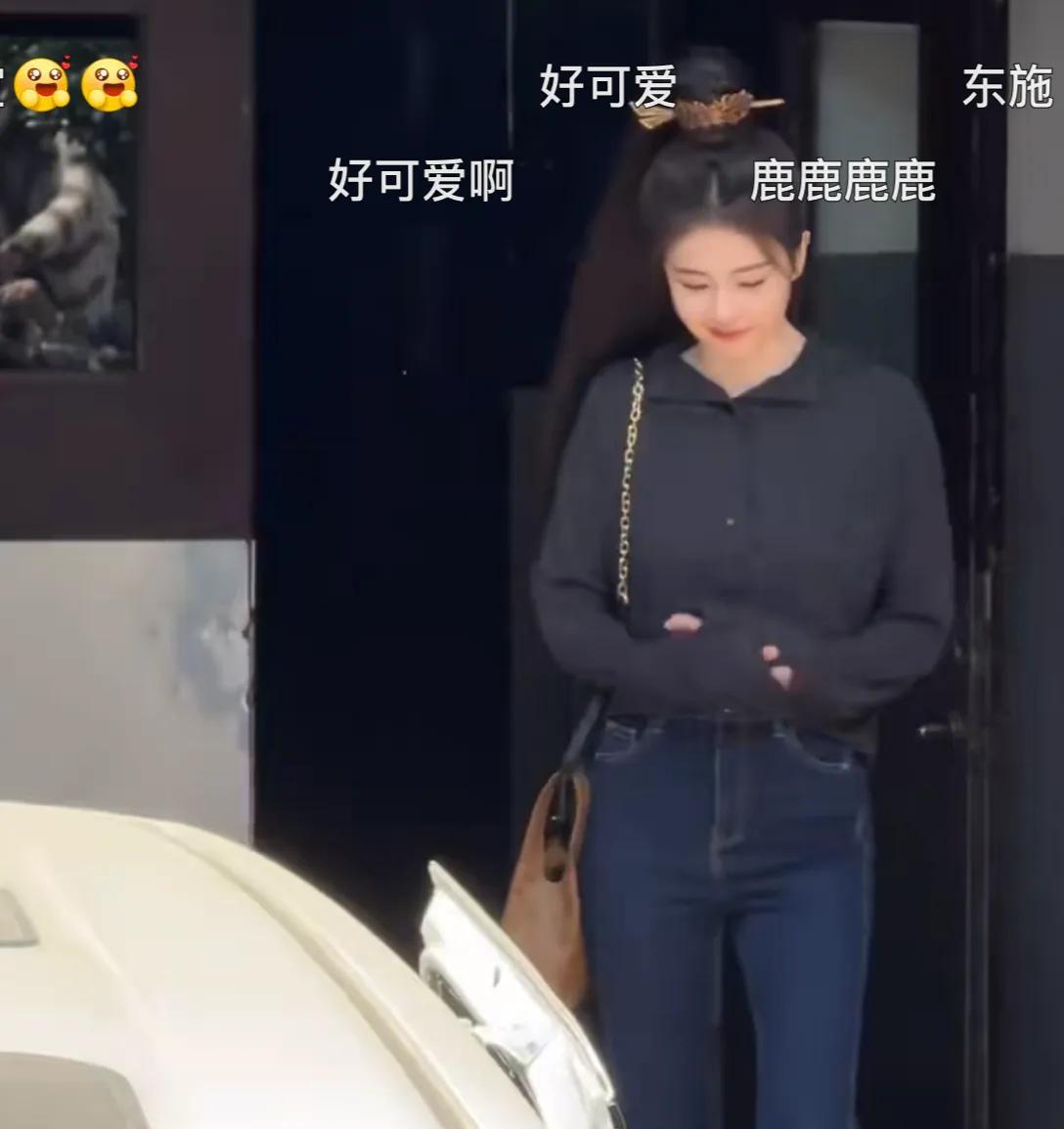 #白鹿模仿苦尽柑来金宣虎笑#白鹿解锁金宣虎歪头wink技能，“苦尽柑来”笑容杀疯