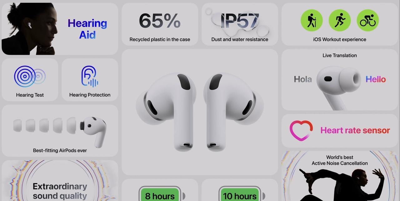 今晨苹果发布会唯一值得买的产品就是耳机：air pods 3
实时翻译功能太牛了