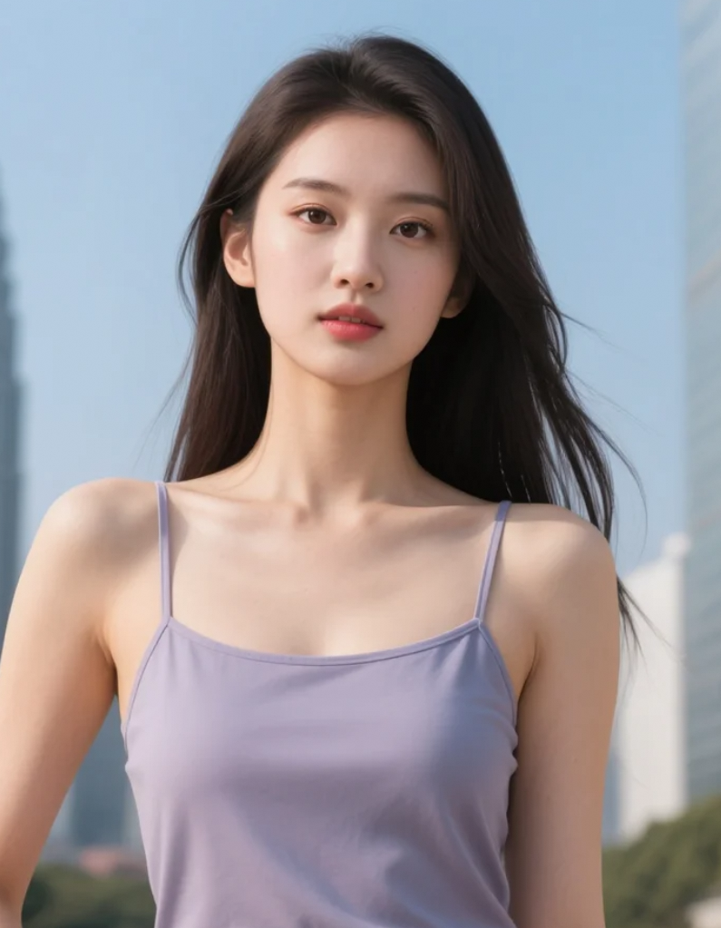 眨眼俏皮灵，少女心飞扬。