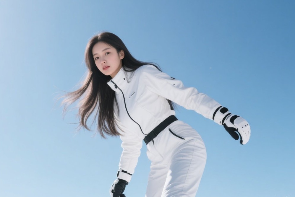 雪域丽影飞掠若流星美女写真 