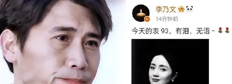 终于
李乃文还是没忍住
在暂时的沉默后，用简短的文字表达了他的意难平[泣不成