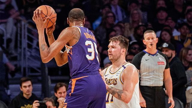 湖人10796太阳！谁注意东契奇赛后采访，就差感谢詹姆斯了