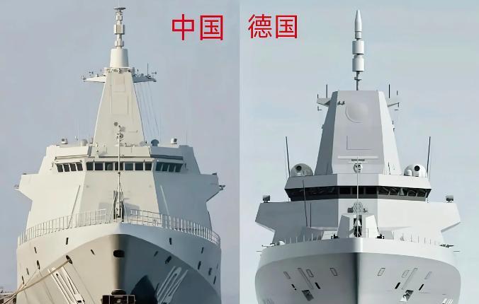 当中国055大驱撞上德国F-126护卫舰，这简直是航母遇橡皮艇[偷笑]！
先说这