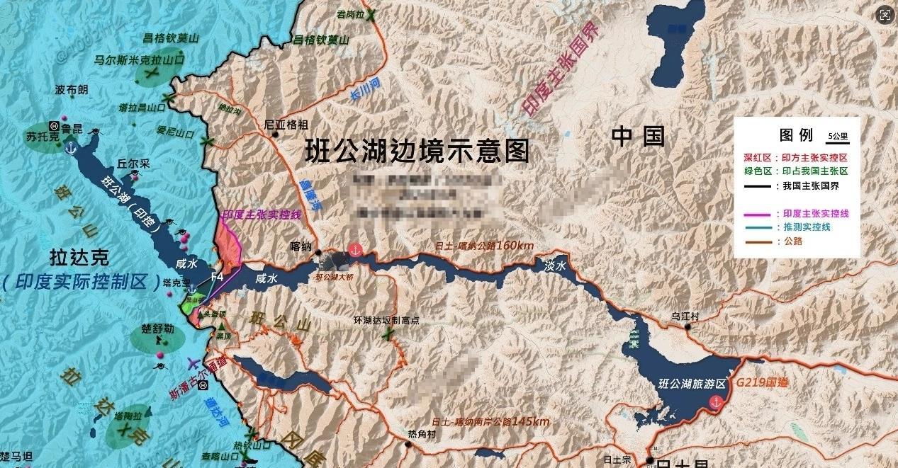 中印边境的班公湖，真的很美，也是中印对抗的最前线！目前班公湖的自驾游，已经成了一