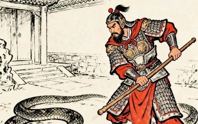 北宋初年的一天，大将党进回家后发现了一条大蛇，他用棍子几下将大蛇打死后，用蛇肉炖