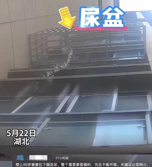 太没素质了！89岁老婆婆天天从阳台往下倒尿，楼下住户遭殃，味道直冲天灵盖，5月2