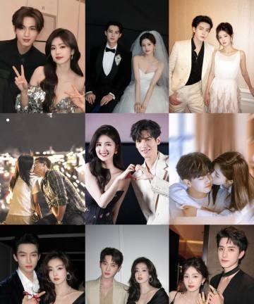 白鹿合作过的男明星！💕