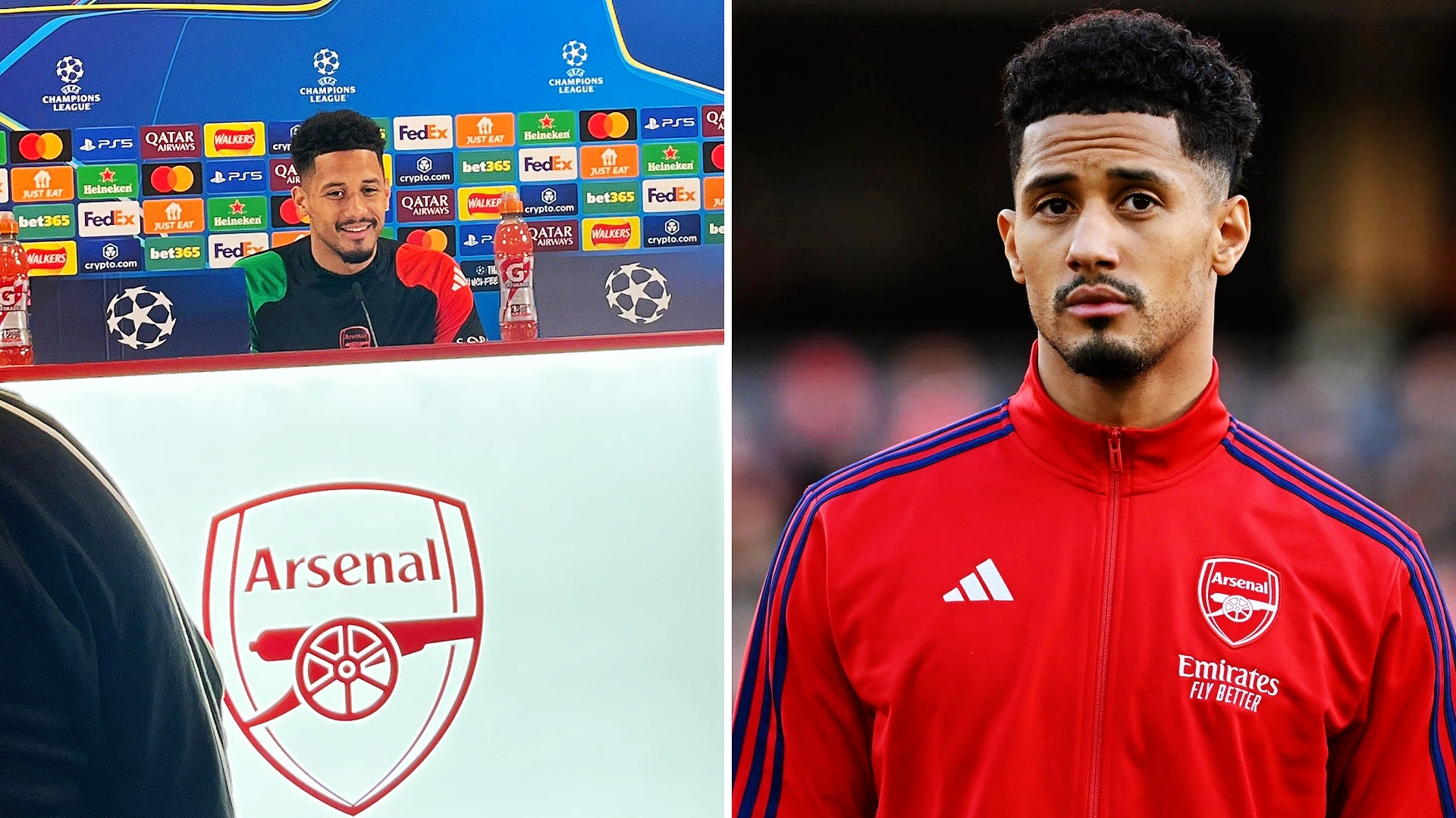 阿森纳中卫萨利巴在接受采访时表示：我在阿森纳真的很开心，我想继续留在这里效力。