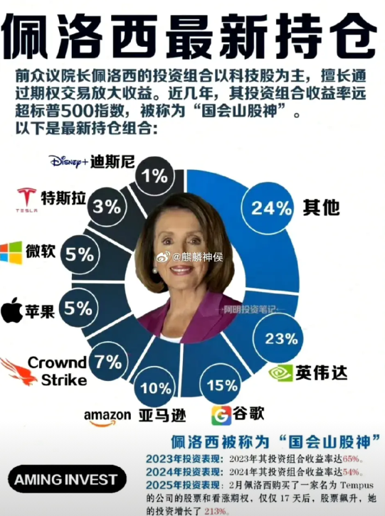 美丽的风景线最终还是来到了美国，可老太婆佩洛西去哪了？

佩洛西民主党大拿，曾两
