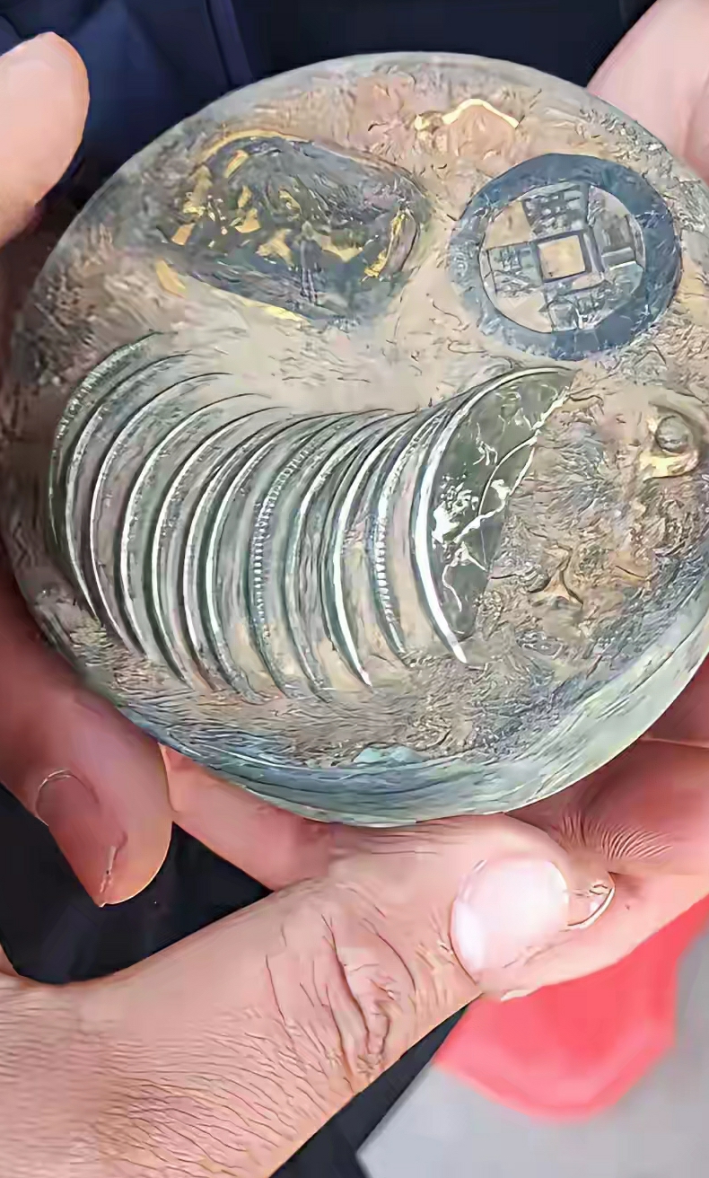 挖地挖到宝了
这个应该不需要上交国家吧