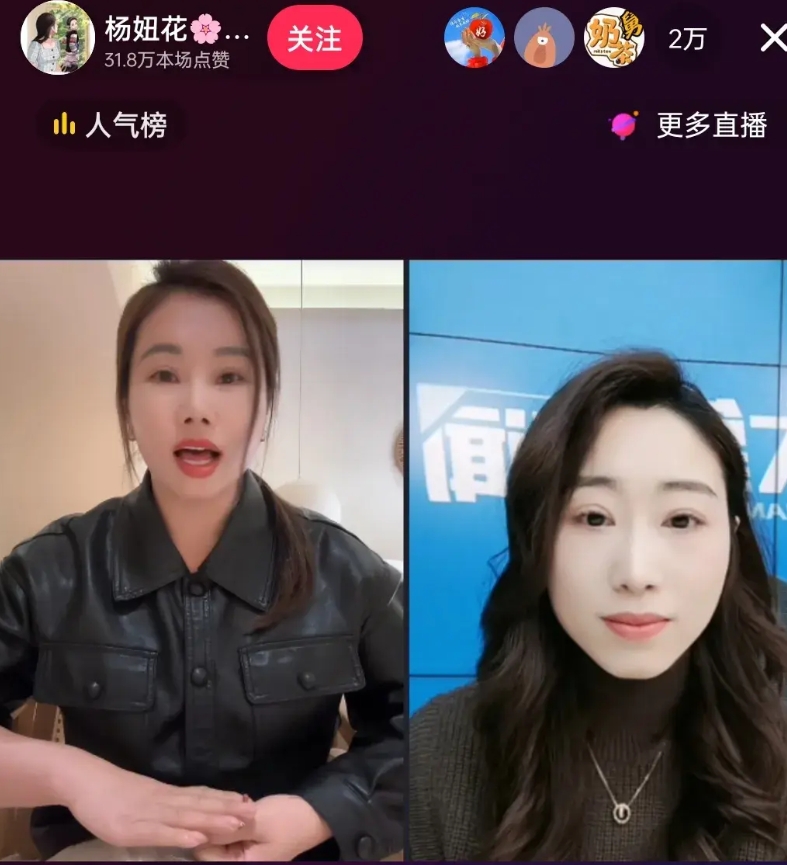 本来计划的杜小华、杨妞花、孙海洋、谢浩男父子、大象新闻记者几家连线直播，
结果因