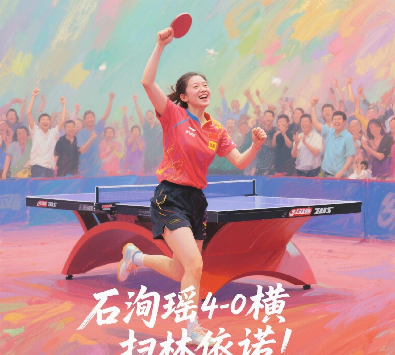 【石洵瑶4-0横扫林依诺！多哈世乒赛强势晋级，新生代主力展现统治力】
多哈世乒赛