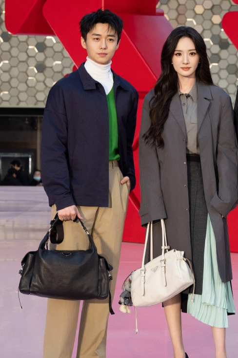 杨幂翟子路同框，帅哥美女既视感好养眼