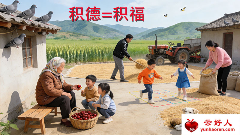 江苏省灌云县《云好人》创始人王洪刚说：用点滴善行给子孙后代攒福气