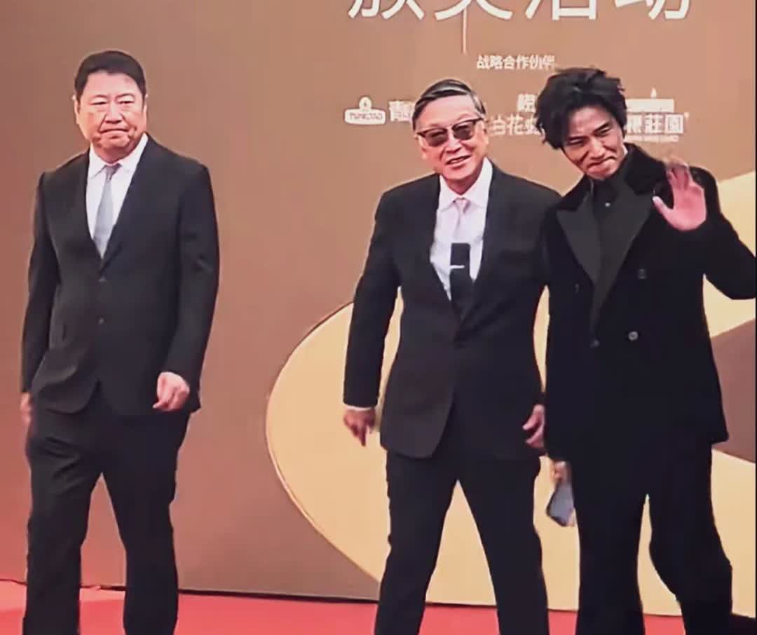 陈坤不知道受到什么刺激，红毯上一会儿呲牙一会儿瘪嘴，打扮越来越脏，娘里娘气，神经