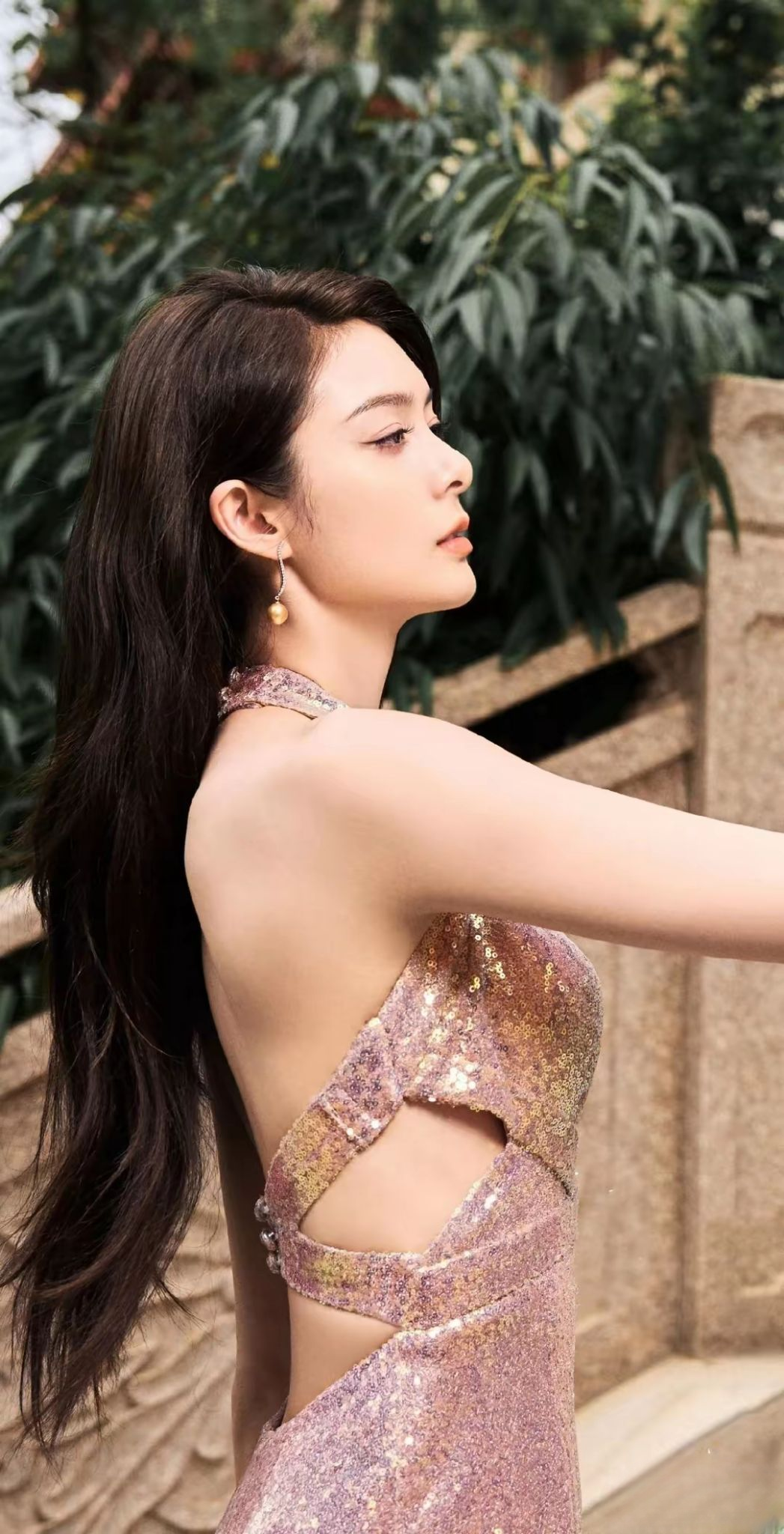 傅菁：亮片华裳间，优雅女神气场全开