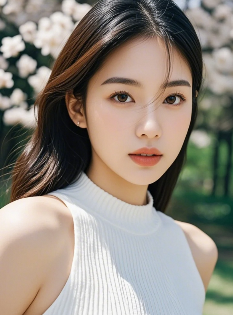 小姐姐的春日浪漫写真，可露丽风演绎春日柔情！