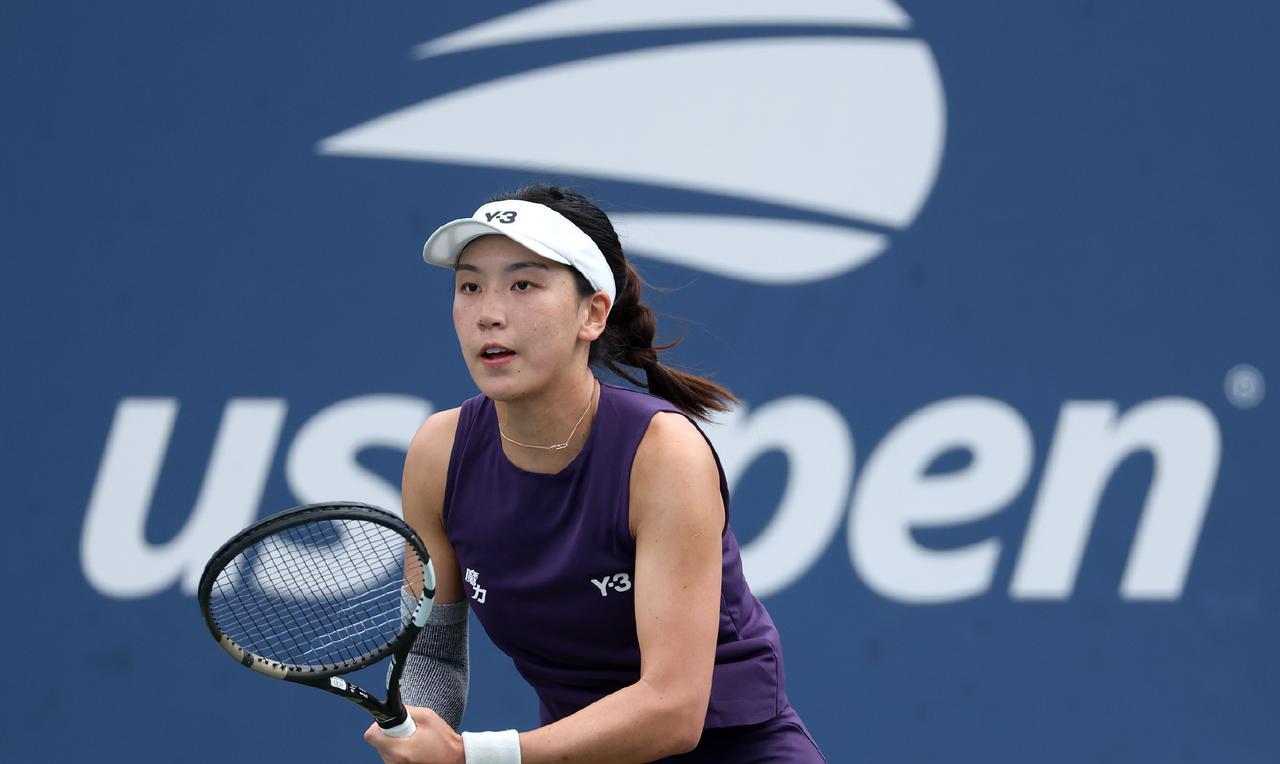 #美网2025# 王欣瑜复盘美网首轮胜利：“今天是一场非常不容易、非常艰难的比赛