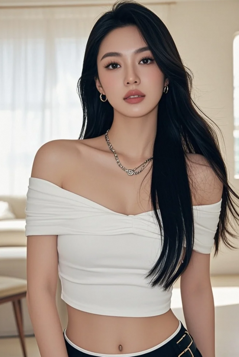 电梯外偶遇的仙女，按楼层的手都在抖