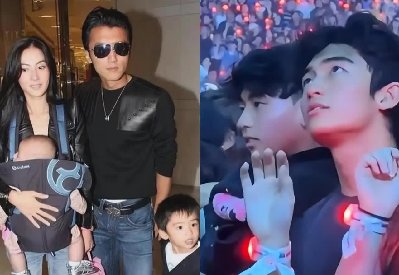 竟然是我误会了，之前觉得张柏芝和谢霆锋离婚，一个人带娃很可怜。

看到她儿子