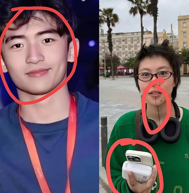 家长圈一把尺子递过来，直接架在窦靖童和张柏芝俩儿子脖子上。

一个纹身退学，一个