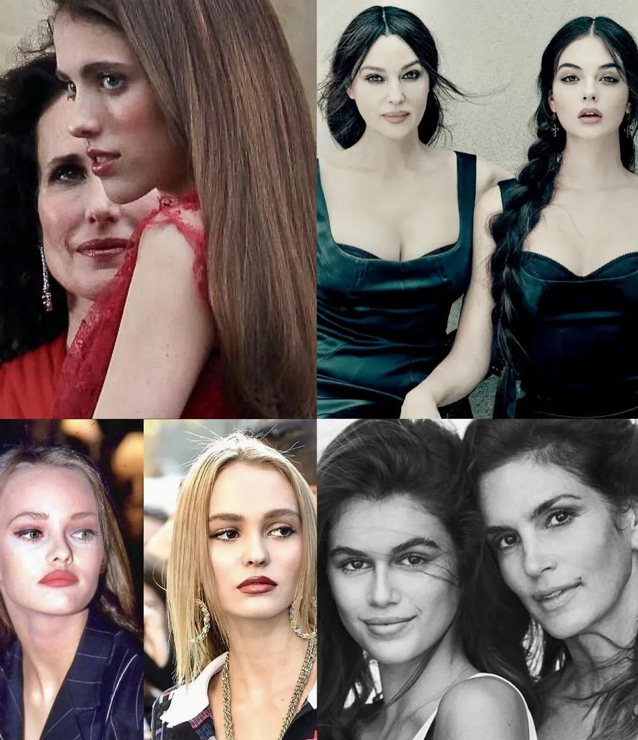 选出你心中最美的母女组合，或者添加一个我们遗漏的组合！
1·安迪·麦杜维 & 玛