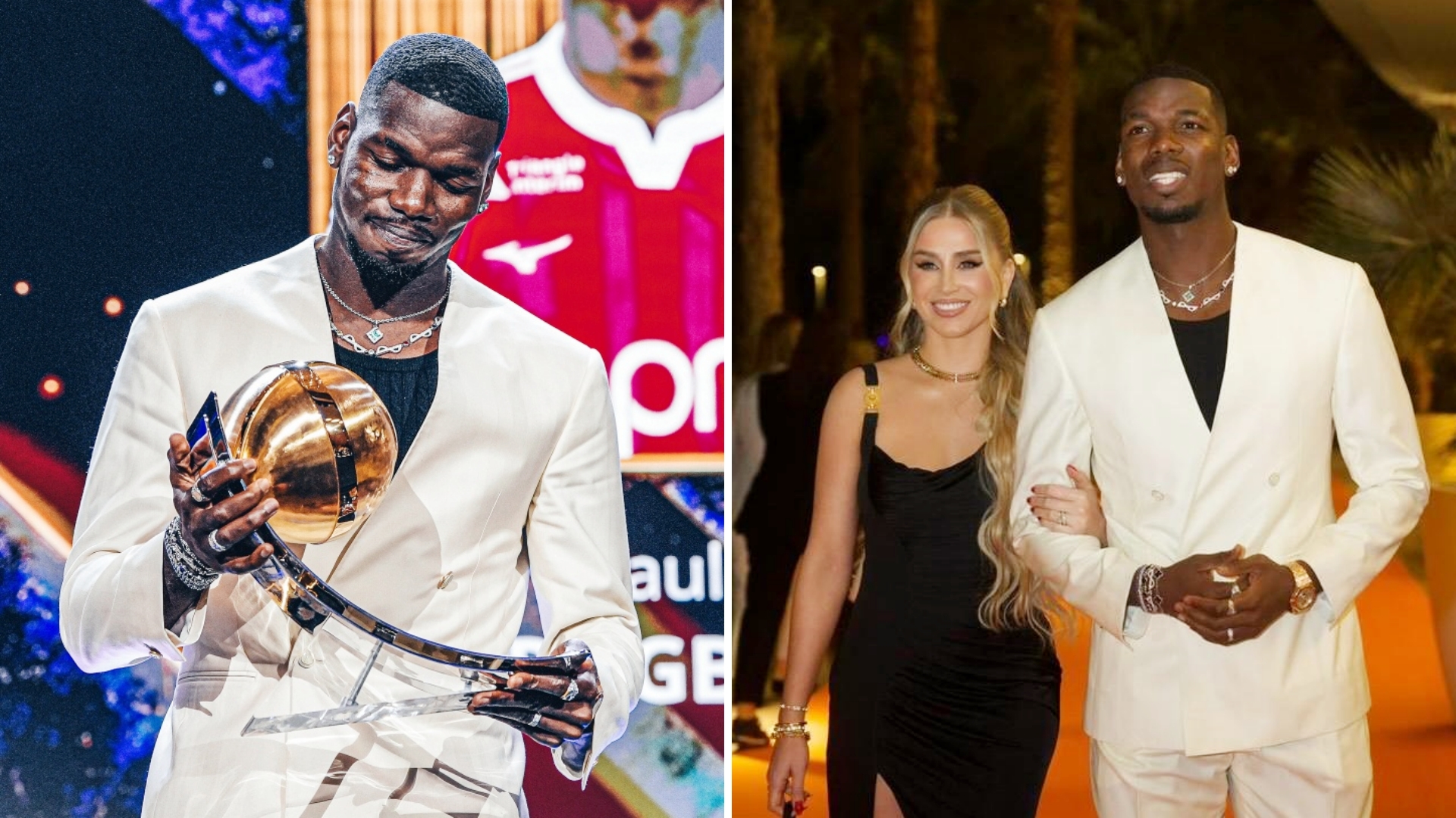 摩纳哥中场博格巴获得 2025年环足奖最佳复出奖。
博格巴今夏加盟摩纳哥，但因伤