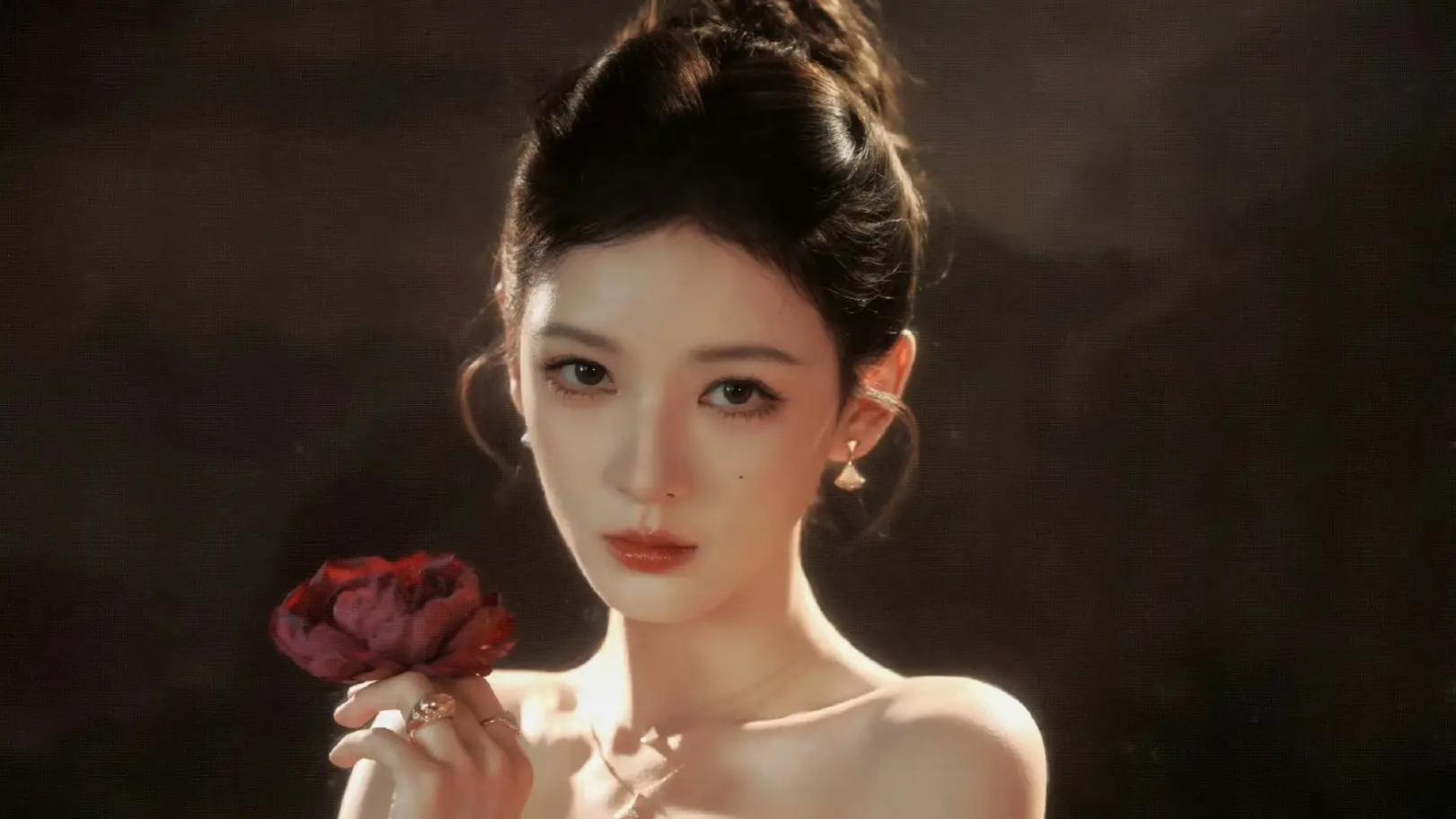 张予曦闪耀国剧盛典：一袭鎏金裙绽放从容之美