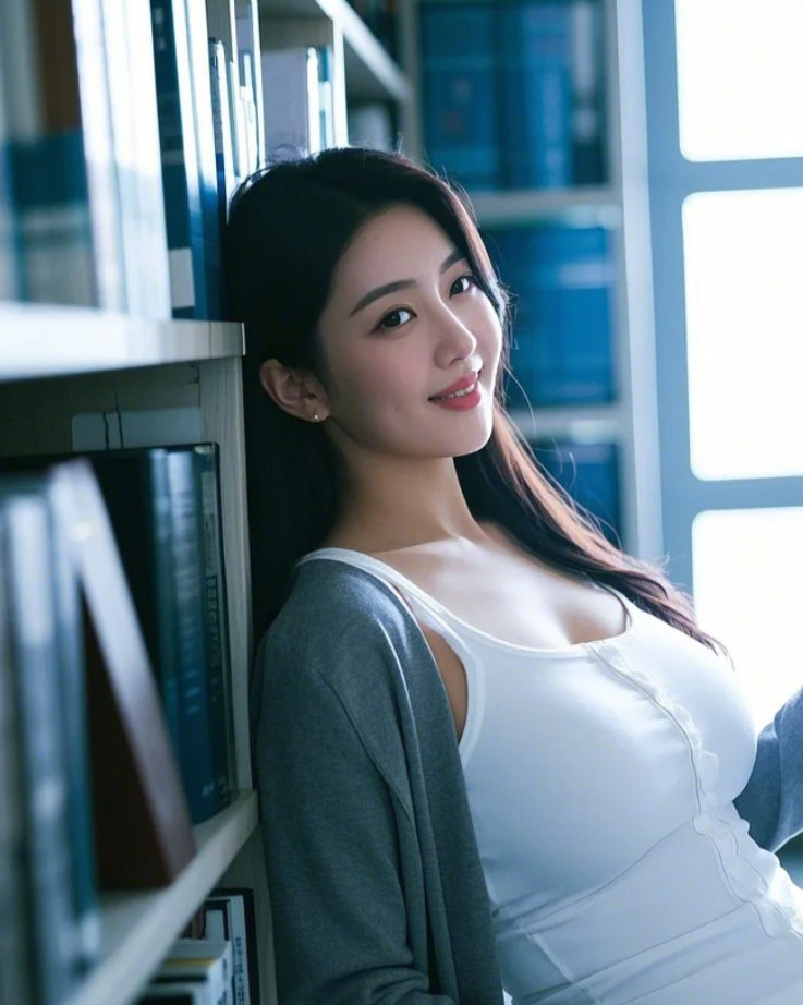 「书页间藏着的温柔小姐姐，一眼心动」