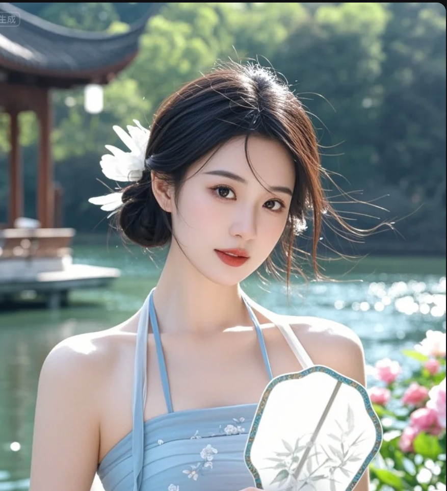 她的美，是外在的惊艳，也是内在的沉淀