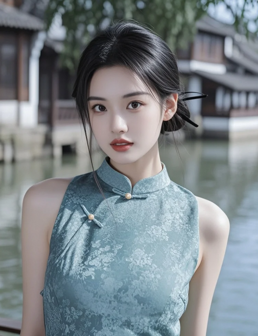 宝子快存档！这组‘东方青瓷’是行走的荷尔蒙，泼出半城烟雨！