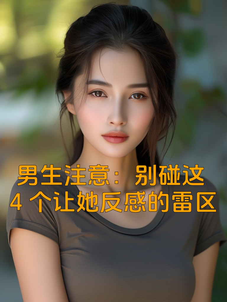 男生注意：别碰这4个让她反感的雷区