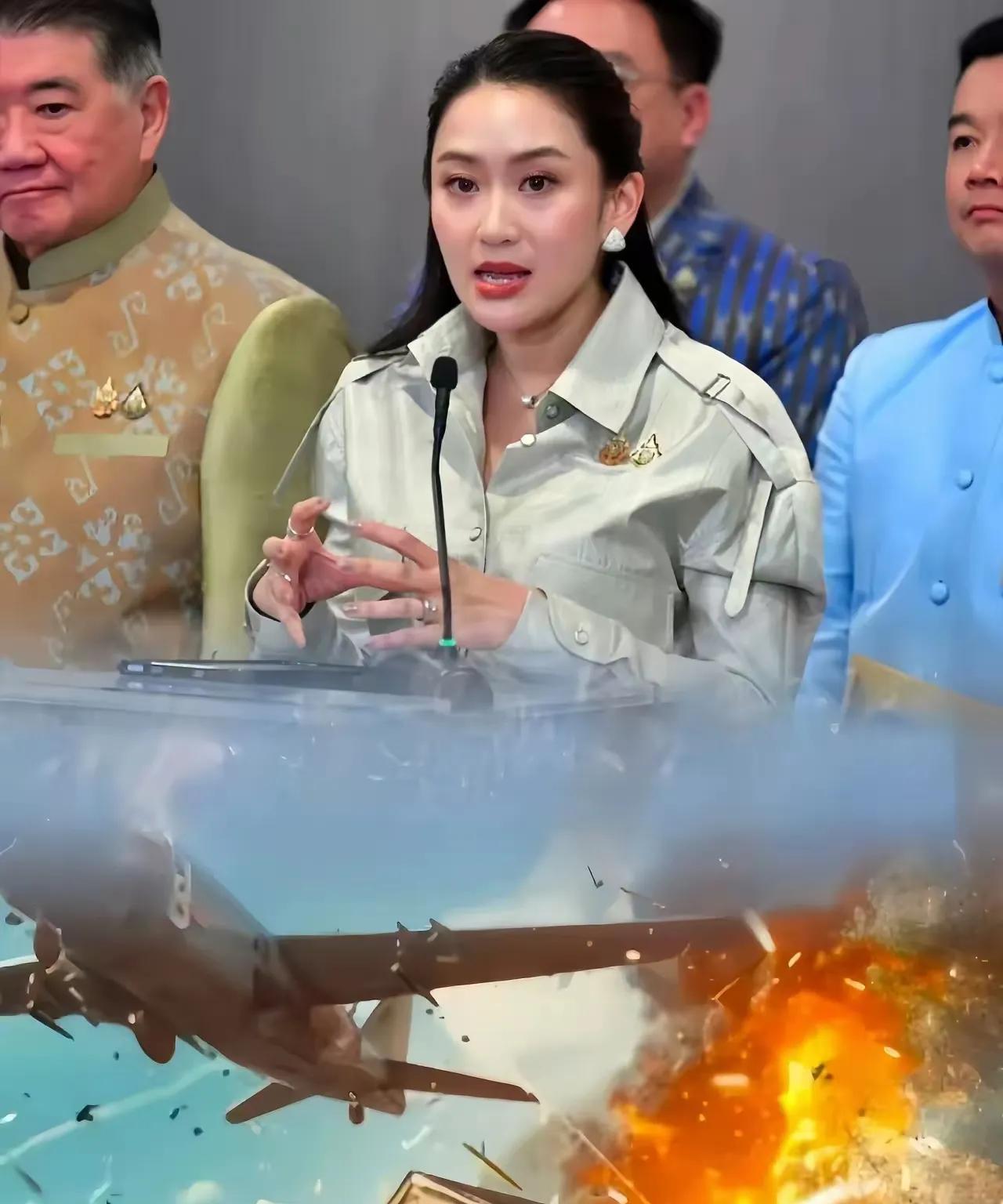 洪玛奈紧急发声时，泰国战机刚炸平柬军两处营地。
24日清晨，塔门通寺上空无人机盘