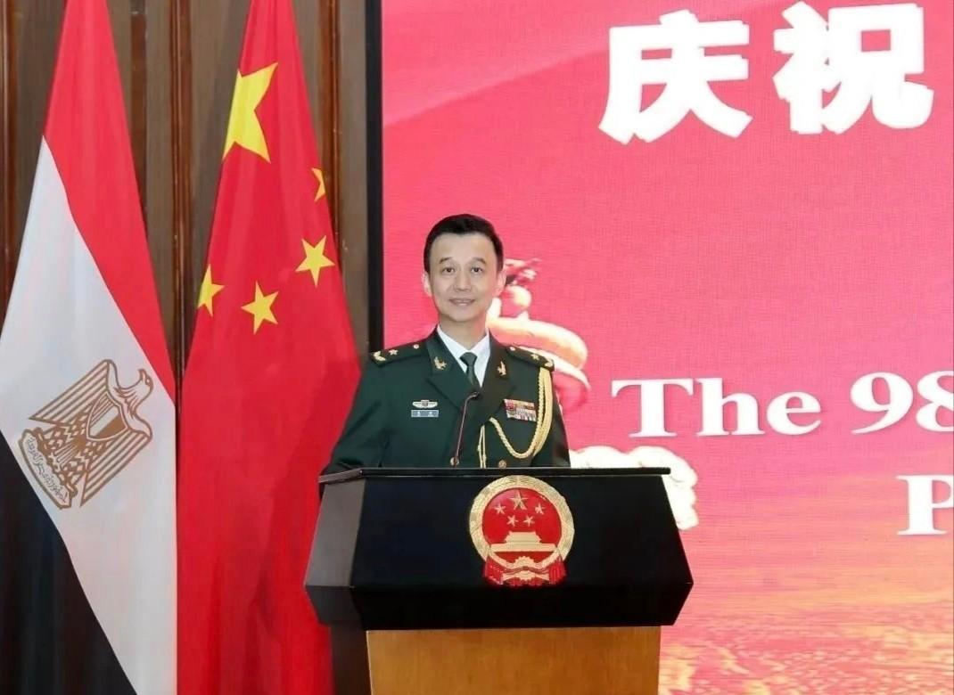 解放军重要将领出任驻埃及武官，采购的歼-10C要到货了？
据中国驻埃及大使馆网站