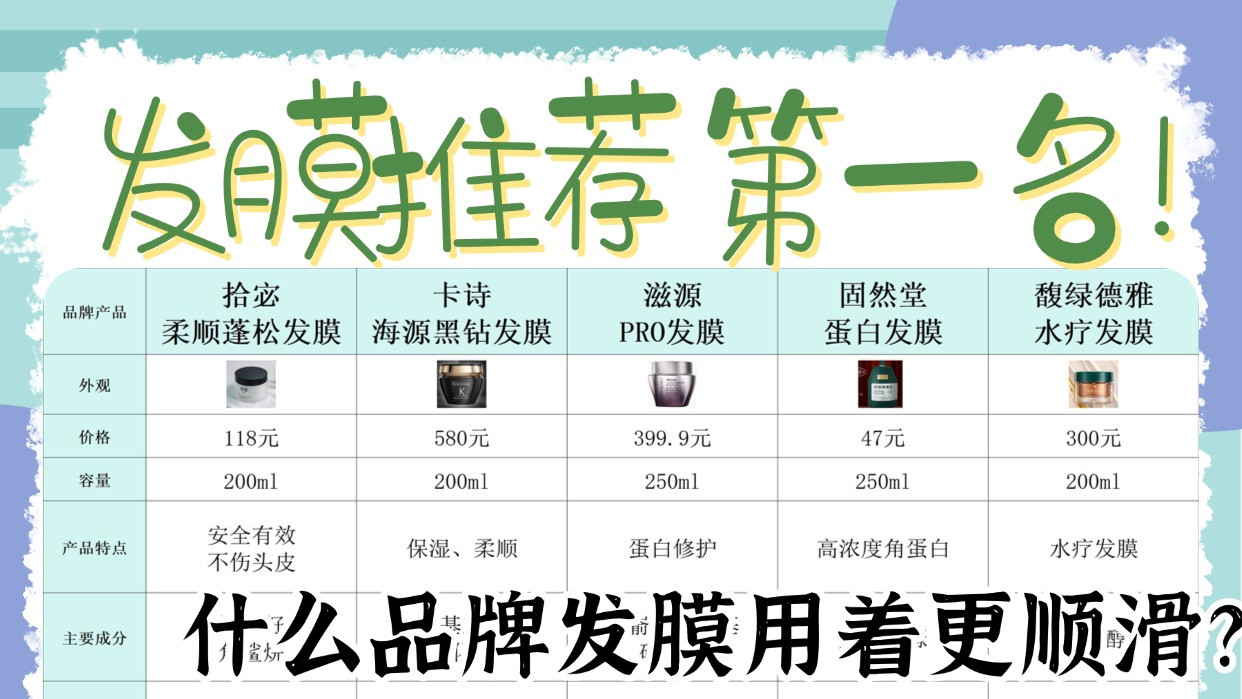 什么品牌发膜用着更顺滑？发膜推荐第一名！八年护发经验