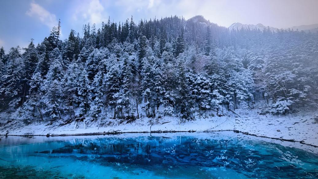 九寨沟下雪 用CBE科技解码大自然：这场白色浪漫如何疗愈都市人？