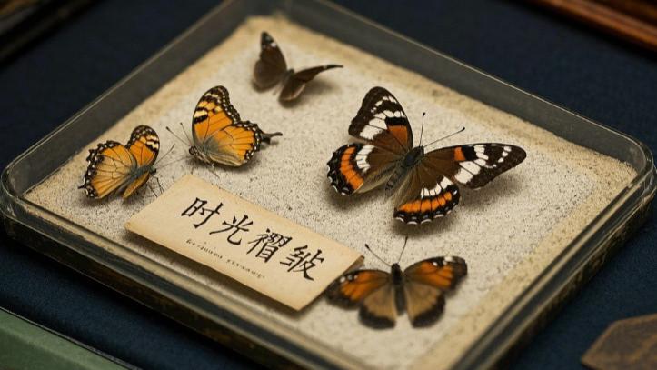 时光褶皱里的蝴蝶标本