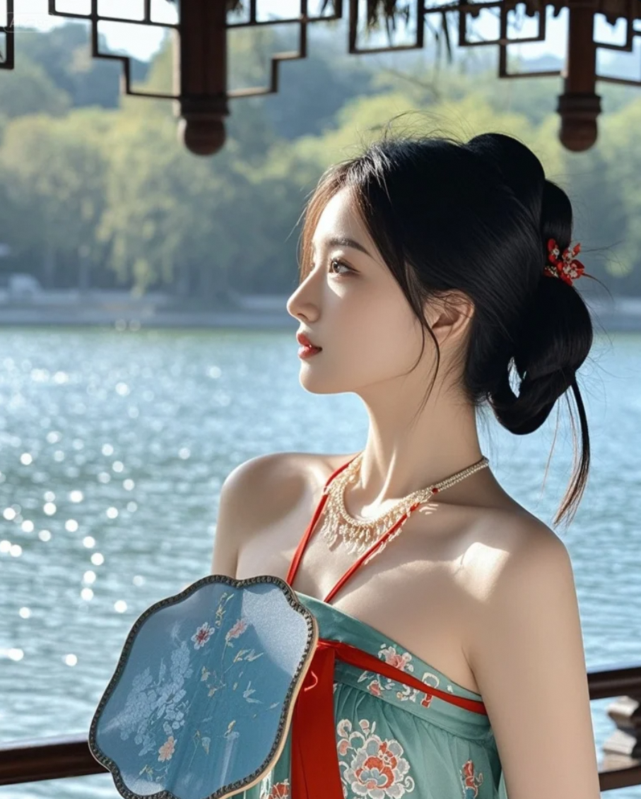 她的美，是含蓄的，也是炽热的