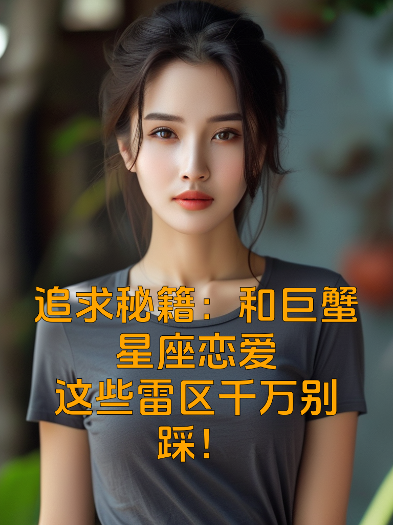 追求秘籍：和巨蟹星座恋爱，这些雷区千万别踩！
