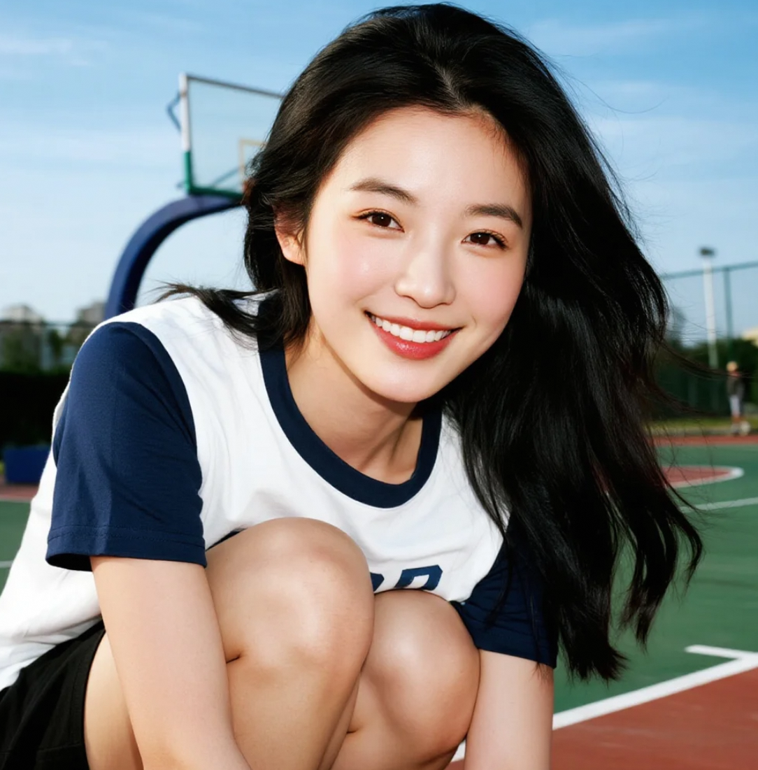 一套篮球服也能穿出性感风情，她是今夏最火女生！