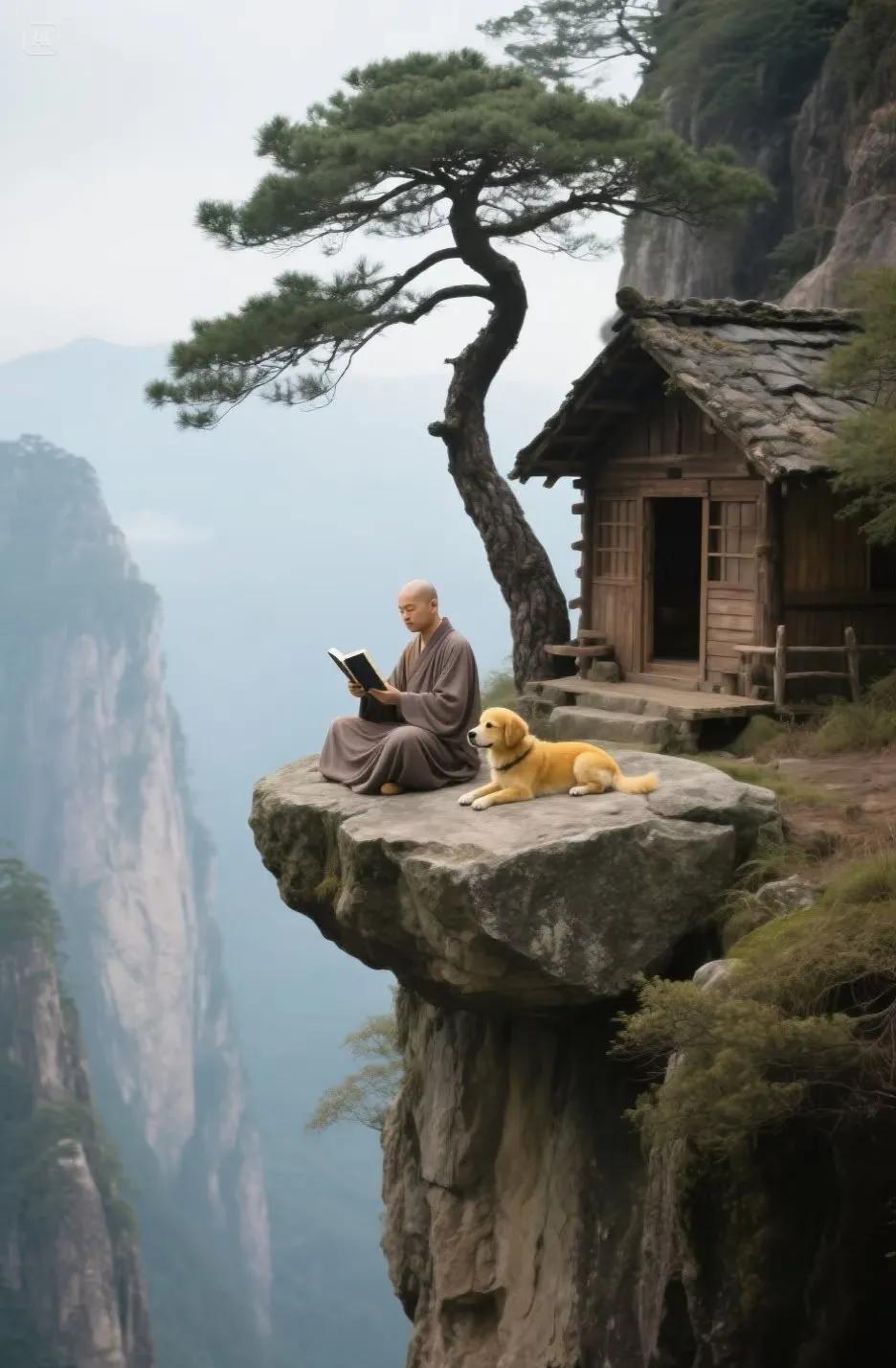 #独特美景分享##头号创作者激励计划# 
《七律·参禅悟道》/马进鹏
古寺清幽绕