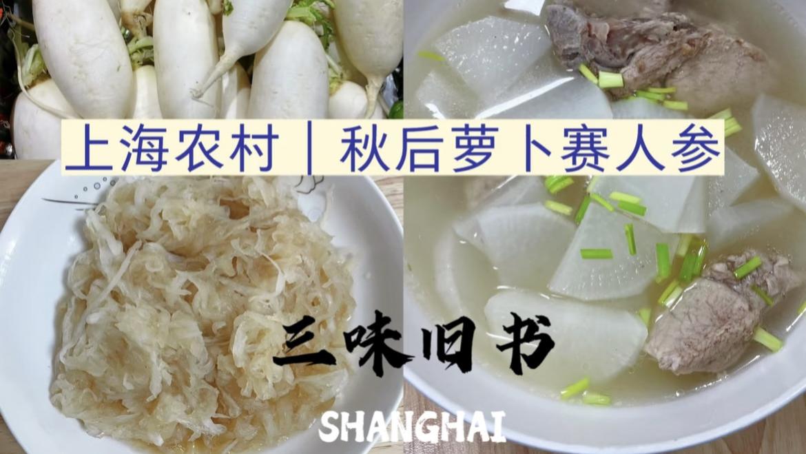 上海农村｜秋后萝卜赛人参