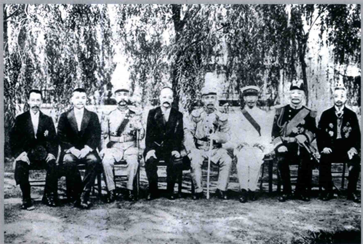 1918年段祺瑞第三次担任内阁总理时其内阁成员的合影。