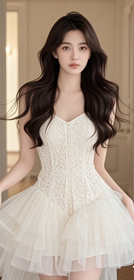 修身裙下的曼妙曲线 这身材是真实存在的吗