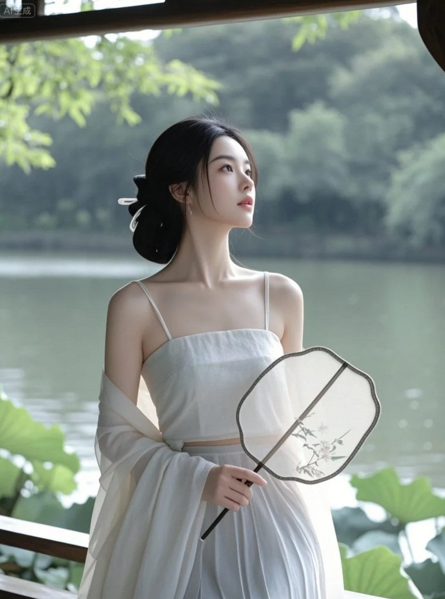 她的美，是藏在古风里的温柔