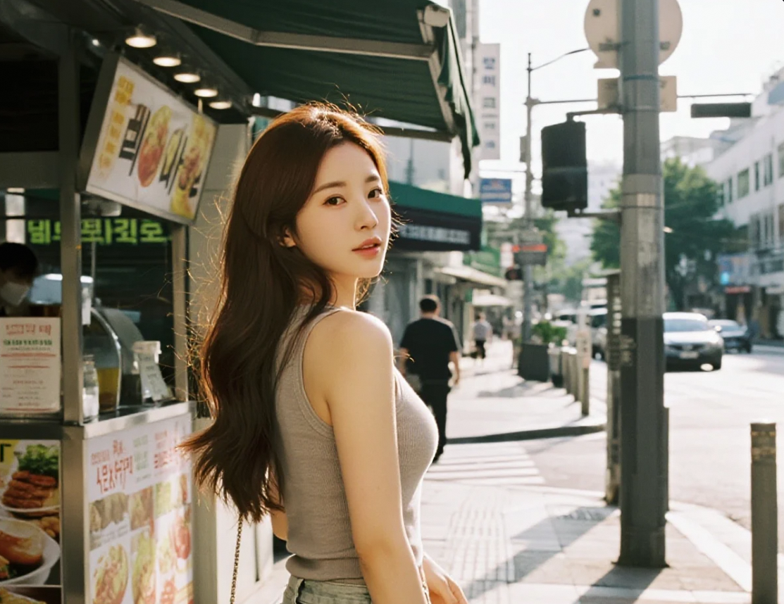 首尔小吃探秘：镜头下的小姐姐们