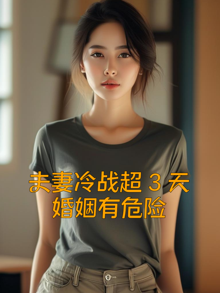 夫妻冷战超3天，婚姻有危险