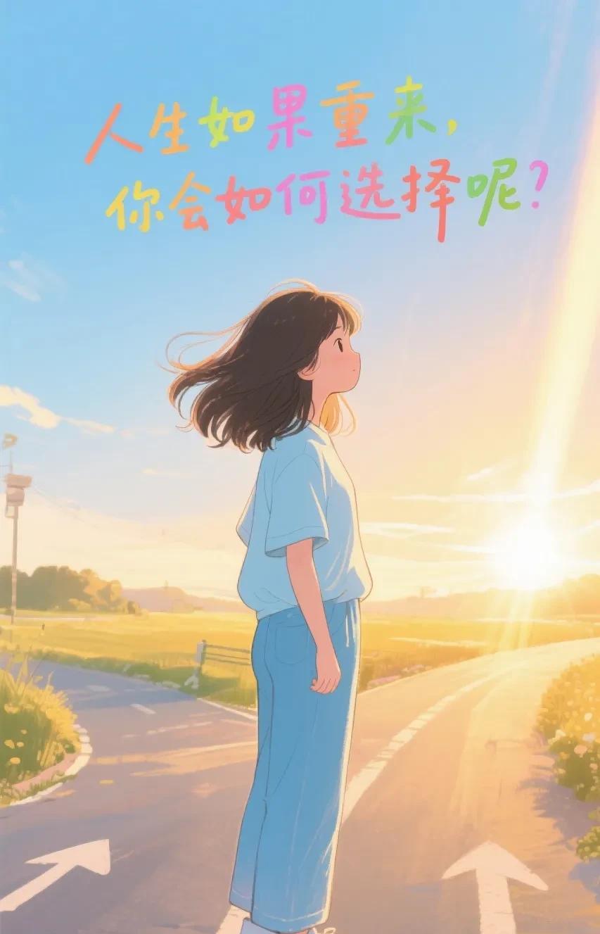 #如果时光倒流，你会做些什么#如果时光能够倒流，我的人生或许会这样改写：首先，我