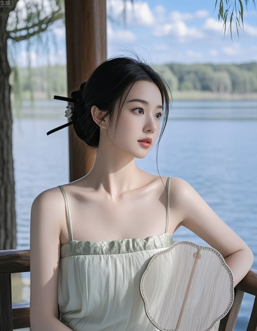 她的美，是安静的，也是热烈的
